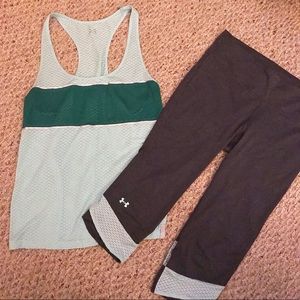 UnderArmour Tank/Crop Legging Set